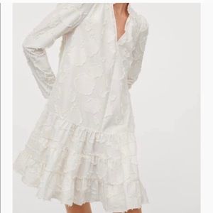 H&M jacquard-weave dress